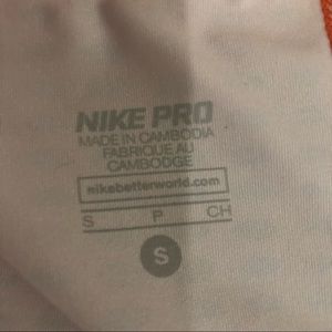 Nike Shorts - Nike Pro Orange Spandex Shorts Nike Shorts - Nike Pro Orange Spandex Shorts